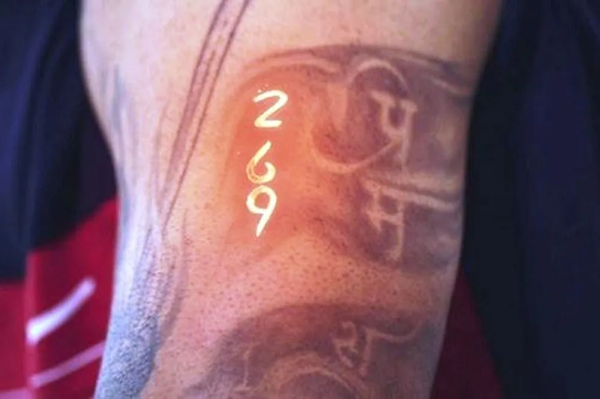 virat kohli Number 269 tattoos